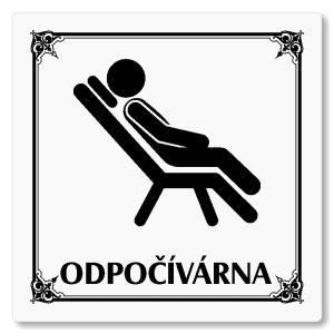 Odpočívárna, 80x80mm, bílá, Nebraska
